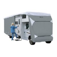 Classic Accessories Class C Motorhome Cover, 26–29 feet, Gray/White, Poly PRO3