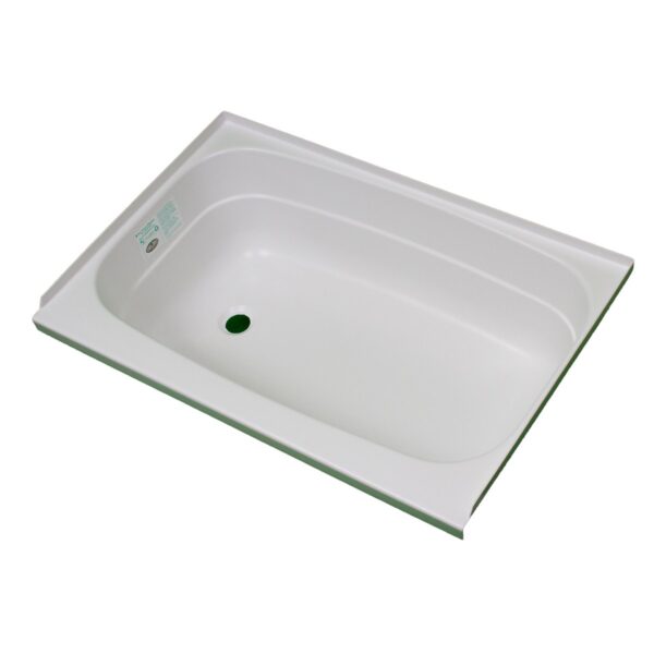 Specialty Recreation 24" x 36" Bathtub, White, Left Hand Drain