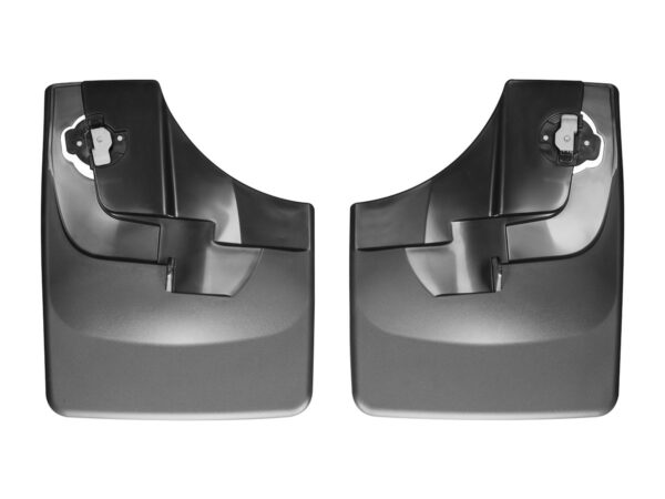 WeatherTech Mud Flaps, Fender, Contoured, Black Matte, Set of 2, No Drilling