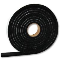 AP Products Weather Stripping, Black, 5/16 Inch × 1 Inch, 10 Feet