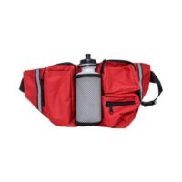 Valterra Waterproof Camping Waistpack, Red, 16.25" x 8" with 5 Compartments
