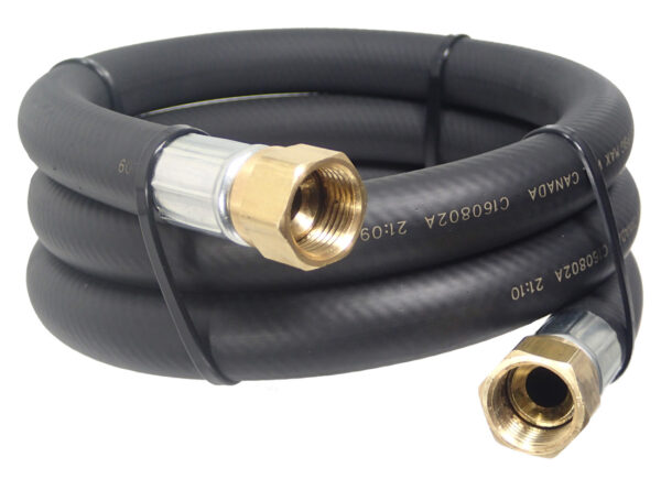 MB Sturgis Propane Hose, 1/2-Inch ID, 6 ft, High Pressure, Female Flare