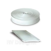 RV Designer Vinyl Trim Molding Insert, 3/4 Inch, 25 Feet, White