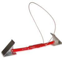 Fastway ONESTEP Stabilizing Wheel Chock, 24-30 inch, Red, Single