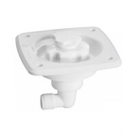Flojet Fresh Water Inlet, White, Recessed Mount, 45 PSI Regulator