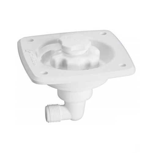 Flojet Fresh Water Inlet, White, Recessed Mount, 45 PSI Regulator