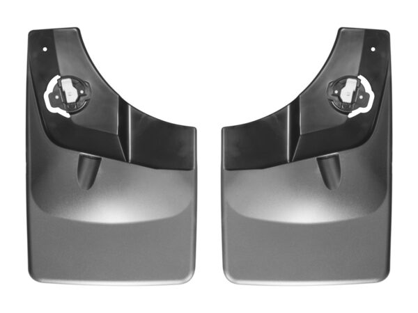 WeatherTech Mud Flaps, Fender, Contoured, Black Matte, Set of 2, No Drilling