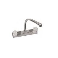 LaSalle Bristol RV Faucet, Silver, Kitchen, Deck Mount, High-Arc Spout