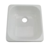 Lippert Better Bath Outdoor Kitchen Sink, Square, White
