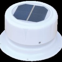 Ultra-Fab Solar-Powered Sewer Vent, White