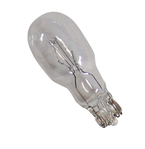 Valterra T15 Clear Incandescent Light Bulb, 5W, 13V, 2-Pack