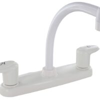 Phoenix Products 8 Inch Kitchen Faucet, High Arc, White
