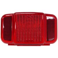 Peterson 457 Series Replacement Tail Light Lens, Red Acrylic