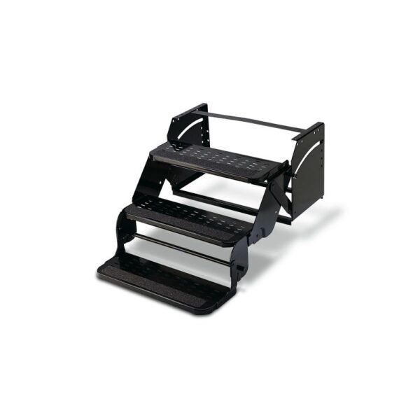 Stromberg Carlson Flexco Manual Entry Step, 24 Inches Wide, Triple, Black