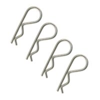 Husky Towing Fifth Wheel Rail Pin Clip Set, Black, 5/8" Diameter