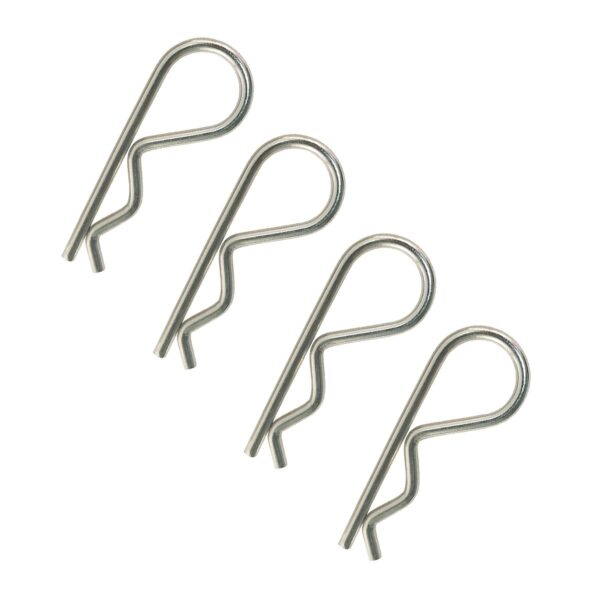 Husky Towing Fifth Wheel Rail Pin Clip Set, Black, 5/8" Diameter