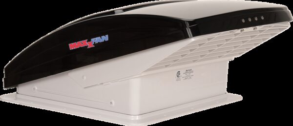 MaxxAir Roof Vent Fan, 14 x 14, 4-Speed with Smoke Lid