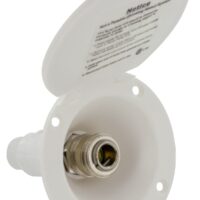 Phoenix Products Exterior Spray Port, Quick Connect, White