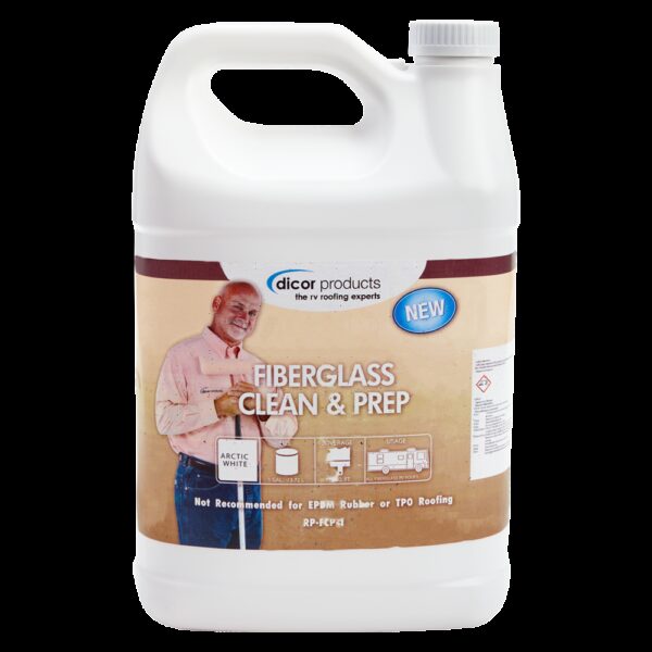 Dicor Fiberglass RV Roof Cleaner & Prep, 1 Gallon