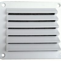 Heng's Square Wall Vent White 5x5 with Mounting Hardware