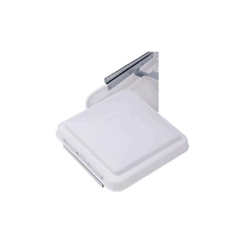 Ventmate 14" Roof Vent Lid, White, Polypropylene, Elixir/Ventline