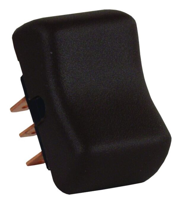 JR Products DPDT Rocker Switch, Brown