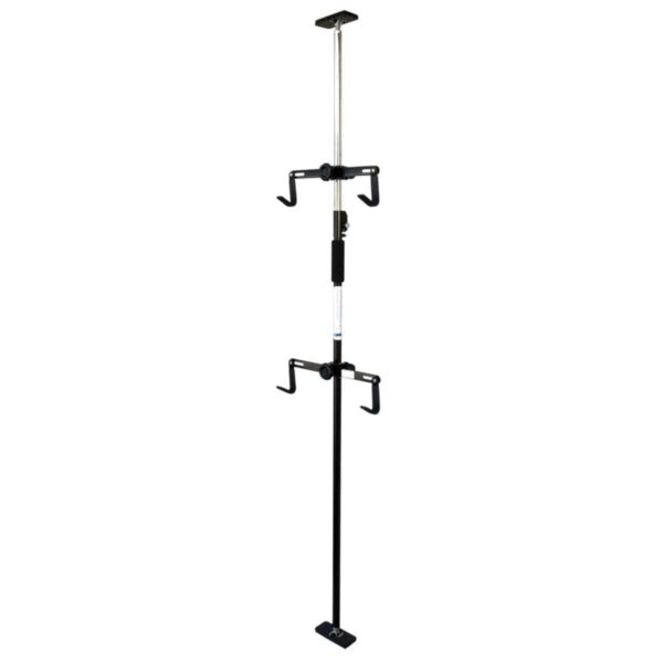 Swagman 2-Bike Floor-to-Ceiling Storage Rack, Steel, Black