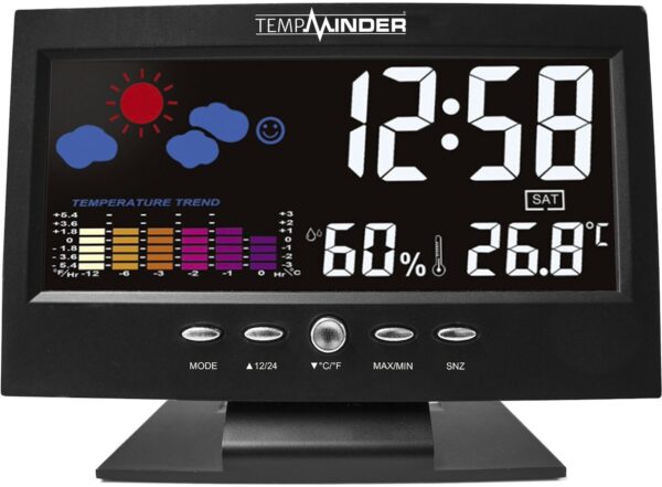 Minder Research Temp Minder MRI-015 Indoor Thermometer with Alarm