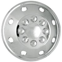 Coast To Coast 16 Inch Wheel Cover, Silver, 8 Hole Polished Stainless