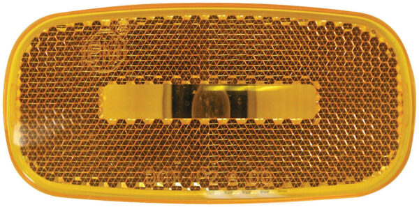Peterson Rectangular Amber Incandescent Clearance Light