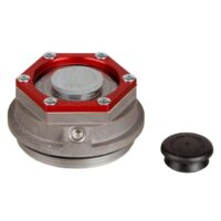 Lippert Trailer Wheel Bearing Dust Cap, Clear, 8000 lb Hub