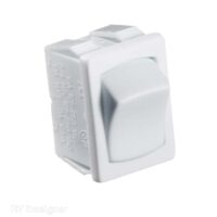 RV Designer 14V 10A Rocker Switch, White