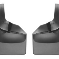 WeatherTech Mud Flap Set, Laser-Measured, Black Matte