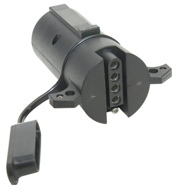 Hopkins 7-Blade to 5-Flat Marine Adapter, Black