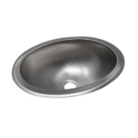 LaSalle Bristol Stainless Steel RV Sink, Oval, 10 x 13 inches, Silver