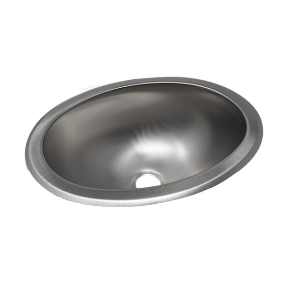 LaSalle Bristol Stainless Steel RV Sink, Oval, 10 x 13 inches, Silver