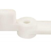 JR Products Fold-Down Door Catch, Polar White