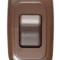 RV Designer 1 Amp Wall-Mount Rocker Switch, Brown, 12 Volt