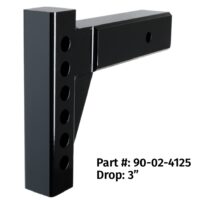 Equal-i-zer Weight Distribution Hitch Shank, 2-1/2 Inch, 7-Inch Rise, 3-Inch Drop