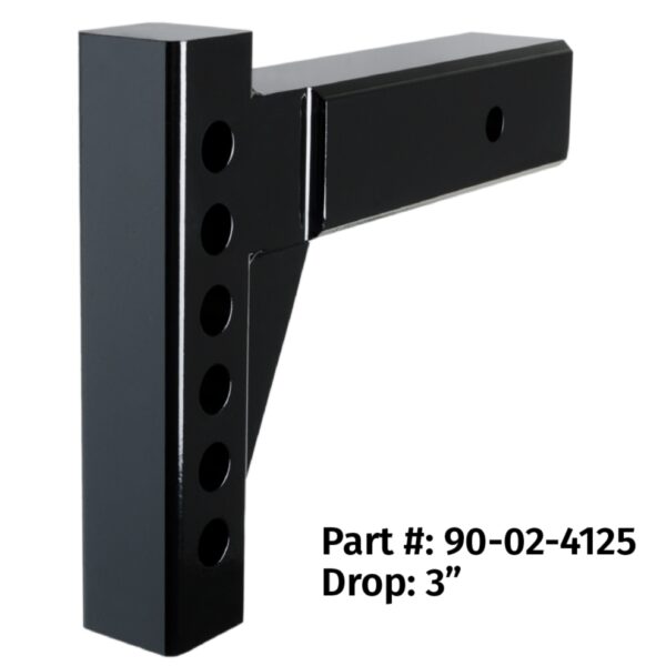 Equal-i-zer Weight Distribution Hitch Shank, 2-1/2 Inch, 7-Inch Rise, 3-Inch Drop