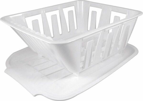 Valterra Dish Drainer, RV Sink, 11.5 x 9.5 Inch, White
