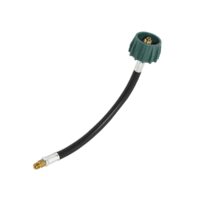 Flame King Propane Hose, 12" ACME Nut to 1/4" Male Flare