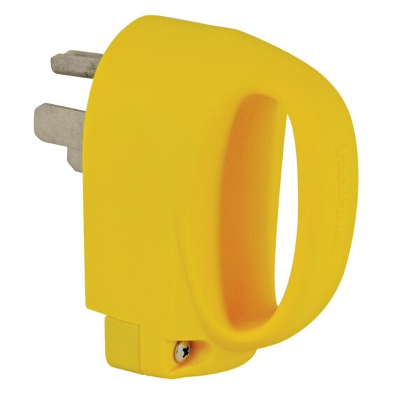 Marinco 50 Amp RV Power Cord Plug End (14-50P), Yellow