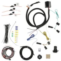 Tekonsha Trailer Wiring Connector, 7-Way with Brake Control, Black
