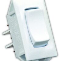 JR Products SPDT Rocker Switch, White
