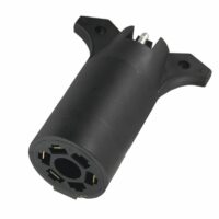 Valterra 7-Blade to 4-Flat Trailer Wiring Adapter, Black