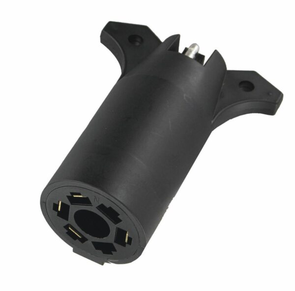 Valterra 7-Blade to 4-Flat Trailer Wiring Adapter, Black