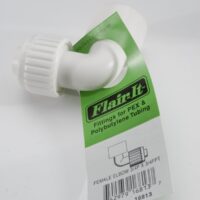 Flair-It Compression to Female Thread Elbow, 3/4 Inch, 90 Degree, White