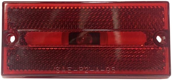 Peterson Rectangular Red Incandescent Clearance Light