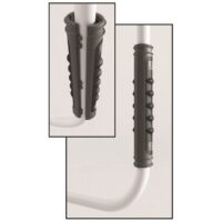 Stromberg Carlson Exterior Grab Bar Grip, Soft Rubber, Black